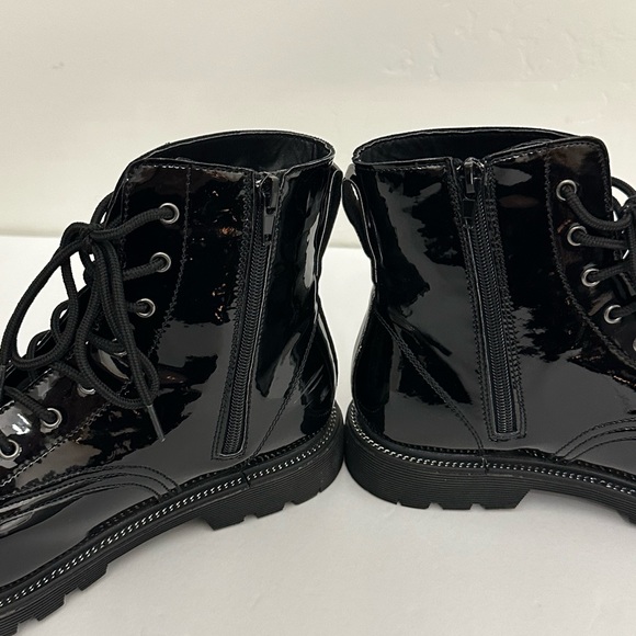 Gotta Flurt Luna Combat Black Boots Size 8.5 - Picture 9 of 12
